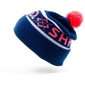 shred woodside beanie navy/rust