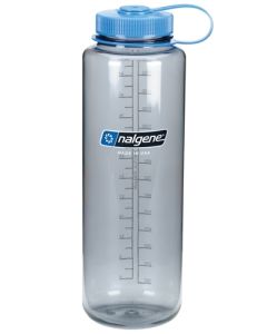 Nalgene flaška Wide mouth (široko grlo), siva, 1500 ml