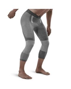 CEP Moške Hlače 3/4 Ski Touring Base Tights grey