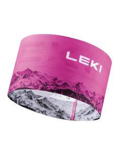 Leki trak za glavo XC Headband, roza/beli